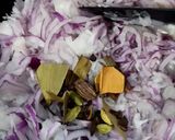 A picture of step 2 of White biryani.