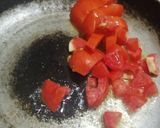 A picture of step 1 of Kadai paneer.