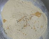A picture of step 1 of Mohanthal recipe.