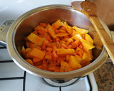 Foto del paso 7 de la receta: Crema de zanahoria y calabaza con zumo de naranja