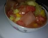 Fresh Toast, fruits Salad& Mixed fruits drink#Plateaustate recipe step 4 photo