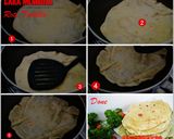 Foto langkah ke 3 dari resep Tortilla Wortel Teflon | Roti Kebab Empuk & Mudah Digulung.