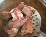 A picture of step 1 of Golden Fried Meat.