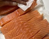 Vajban sült lazac filé recept fázis 1 fotója