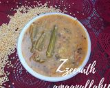 A picture of step 2 of Khatti Moong Dal with Drumsticks.