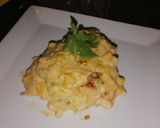 Foto del paso 5 de la receta: Milanesa de pollo Rellena de Jamón con crema de queso 🤤🧂