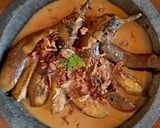 Foto langkah ke 8 dari resep Pecak Terong Bakar Kuah Santan.