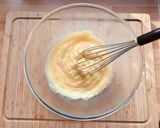 A picture of step 5 of Puffed Rice and Almond Tart with Tropical Fruit Cream.