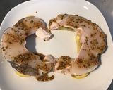Une image de l'étape 5 de Darnes de congre marinées (marinade maison et citron).