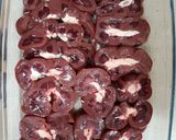 Foto del paso 1 de la receta: Riñoncitos a la Planchetta con huevos sobre colchón de verduras