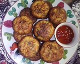Foto langkah ke 9 dari resep Omelet Makaroni n Sosis Or Macaroni n Sausage Omelette.