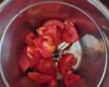 A picture of step 2 of Palak Rajma.
