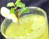 A picture of step 1 of Mint Lemonade.