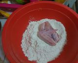 Foto langkah ke 2 dari resep Ayam Kentucky (rendam susu + cuka).