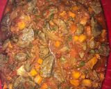A picture of step 4 of Liver sauce.
