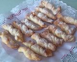 Foto del paso 5 de la receta: Caramelos de Hojaldre rellenos de chocolate Blanco y Azúcar Glass