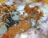 A picture of step 2 of Spicy Chinese Drumstick Rice.
