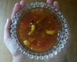 A picture of step 7 of Tomato chutney with dates and mango pulp candy.