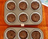 A picture of step 4 of Chocolate mint coconut cup cakes.