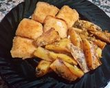 Foto del paso 7 de la receta: Mini sanjacobos y patatas gajo caseras en adobillo