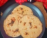 A picture of step 4 of Sattu Roti.