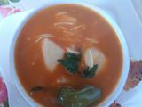 شوربة فارميسال حمراء بلا دجاج بنينة تهبل 😋😋