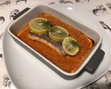 Une image de l'étape 5 de Filets de saumon à la crème de poivrons,citron et aneth.
