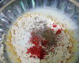 A picture of step 2 of Garlic sev.