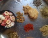 A picture of step 1 of Karonda pickle.