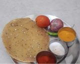 A picture of step 1 of Papad ki sabzi.