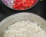 A picture of step 1 of Dry bhel fireless cooking with puffed rice.