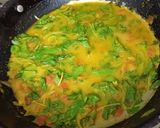 A picture of step 3 of Thotakura gravy(amaranth leaves).