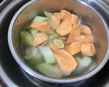 佛手瓜地瓜湯（電鍋料理）的食譜步驟4照片