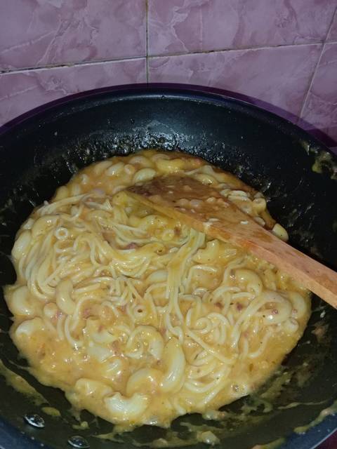 Langkah-langkah untuk membuat Cara membuat Macaroni mix Spaghetti Schotel Kukus