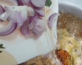 A picture of step 3 of Malka Masoor ki Daal with Chawal 😋.