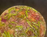 Foto del paso 5 de la receta: Crema de espárragos, patata y cebolla morada