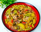 Foto langkah ke 6 dari resep Asem-asem Daging Buncis.