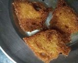 A picture of step 3 of Bread Heart malpua.