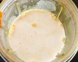 A picture of step 1 of Mango Coconut Overnight Oats.
