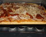 Foto langkah ke 9 dari resep Pizza lezat praktis.