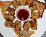 A picture of step 6 of Fried Wontons.
