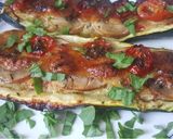 Une image de l'étape 4 de Courgettes farcie.