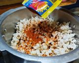 A picture of step 8 of Peri Peri popcorn.