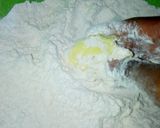 A picture of step 2 of Lefse (flat bread).
