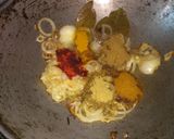 A picture of step 2 of Chicken do pyazaa.