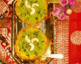A picture of step 3 of Lauki ka halwa.