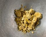 A picture of step 4 of Parmal chikki.
