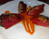 Foto del paso 8 de la receta: Pimiento relleno de acelgas y morcilla