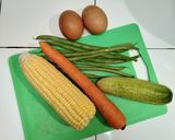 Foto langkah ke 2 dari resep Spaghetti Telur Sayuran.