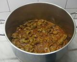 Babfőzelék (fagyasztott fejtett babból) zúzapörkölttel recept fázis 4 fotója
